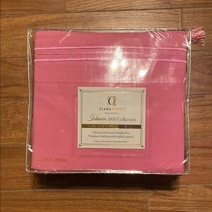 Clara Clark Light Pink Full Bedding Set